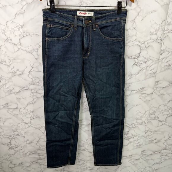 Wrangler Men’s Jeans sz 30X30 Straight Leg Dark Wash NWOT #G404 - Picture 1 of 9